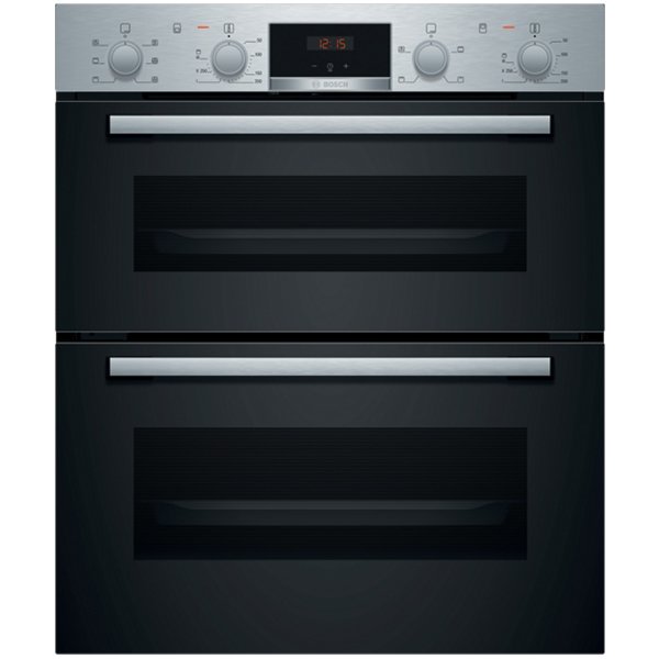 Bosch NBS113BR0B Serie 2 Built-under double oven Stainless steel