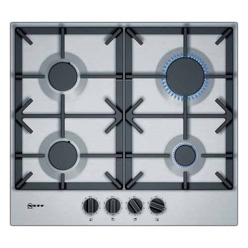 Neff T26DS49N0 60cm Gas Hob Stainless Steel
