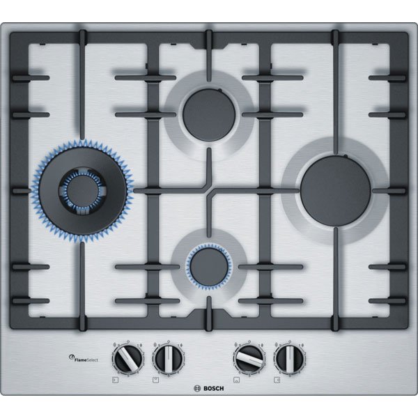 Bosch PCI6A5B90 Serie 6 Gas hob 60 cm Stainless steel