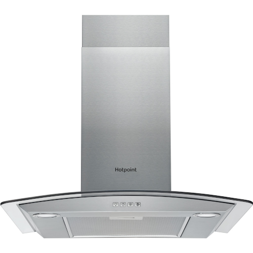 Hotpoint PHGC64FLMX 60cm Chimney Cooker Hood Stainless Steel