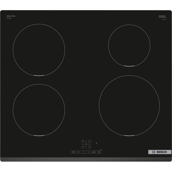 Bosch PIE631BB5E Serie 4 Induction hob 60 cm Black surface mount without frame