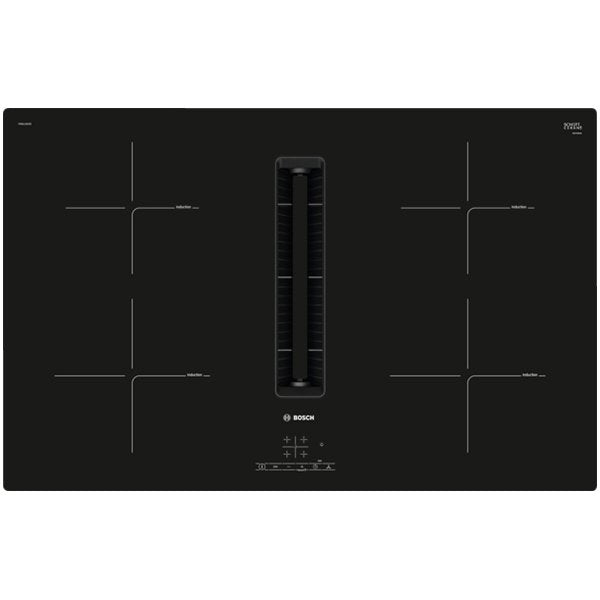 Bosch PIE811B15E Serie 4 Induction hob with integrated ventilation system 80 cm