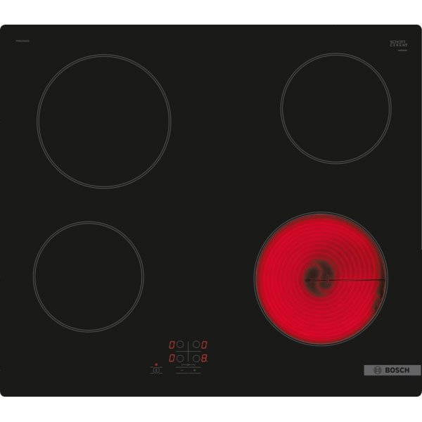 Bosch PKE61RAA8B Serie 2 Electric hob 60 cm Black surface mount without frame