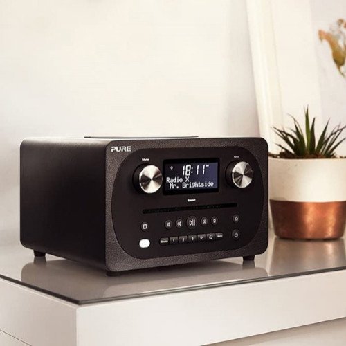 PURE Evoke C-D4 Compact DAB & FM Radio, CD with Bluetooth - Siena Black Lifestyle 2