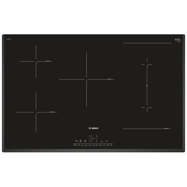 Bosch PVW851FB5E Serie 6 Induction hob 80 cm Black surface mount without frame