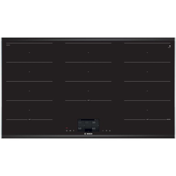 Bosch PXX975KW1E Serie 8 Induction hob 90 cm Black surface mount with frame