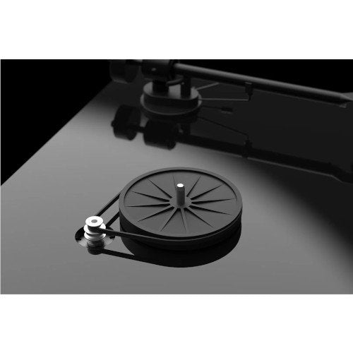 Pro ject T1 SB Turntable Built-In Speed Control In White Lifestyle 1
