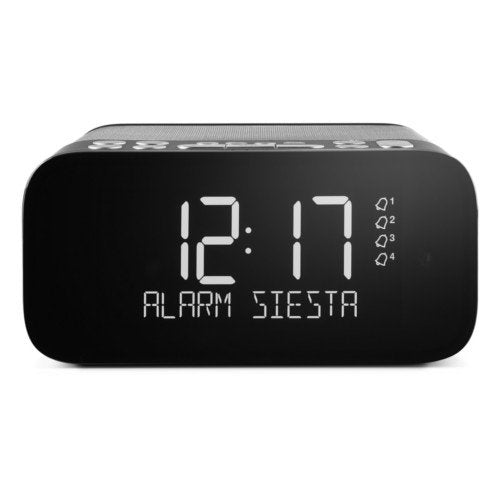 Pure Siesta S6 Dab Dab+ FM Bluetooth Clock Radio Graphite