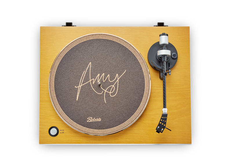 Roberts RT200AW Limited Edition Amy Winehouse Direct-Drive Turntable With Carbon Fibre Tone-Arm