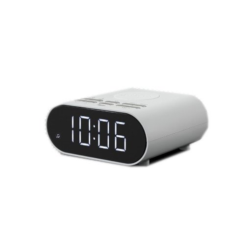 Roberts Ortus Charge DAB DAB+ FM Alarm Clock Radio with Wireless Smartphone charging White