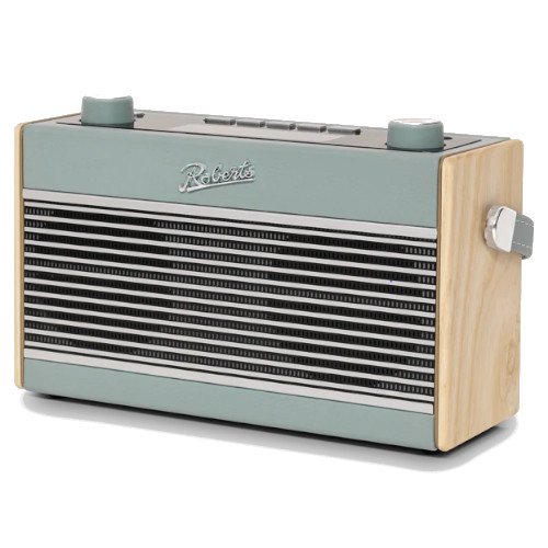 Roberts Rambler BTS DAB DAB+ FM RDS Stereo Digital Radio with Bluetooth Alarms and ECO Power Saving Mode in Duck Egg Blue