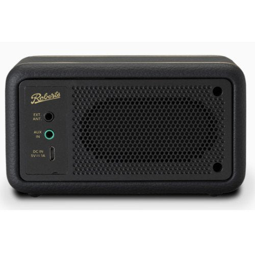 Roberts Revival Petite DAB DAB+ FM RDS digital radio rechargeable batteries USB charge Black