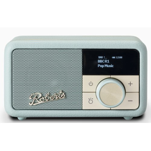 Roberts Revival Petite DAB DAB+ FM RDS digital radio rechargeable batteries USB charge Duck Egg