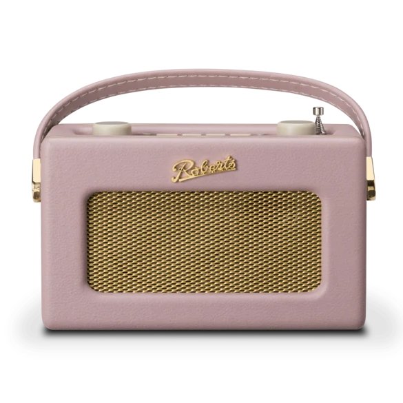 Roberts Revival Uno BT DAB DAB+ FM Radio with 2 alarms and line out in Dusky Pink Bluetooth