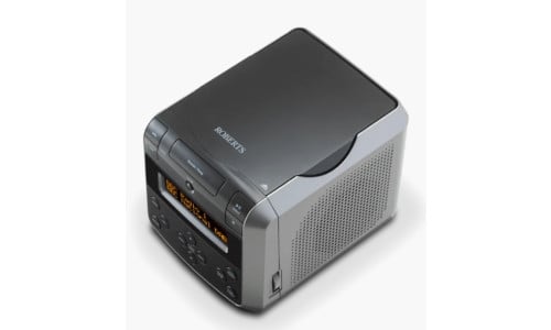 Roberts Sound 48 DAB DAB+ FM CD Stereo Clock with CD Bookmark Black
