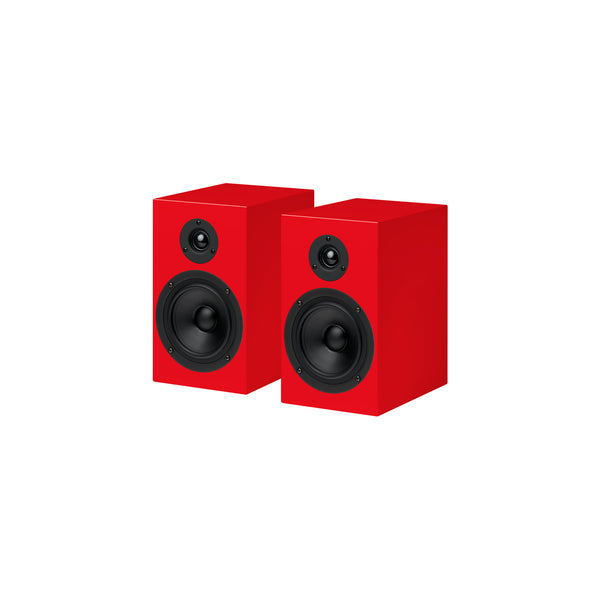 Pro ject Speakers Box 5 Two-Way Monitor Speakers In Red