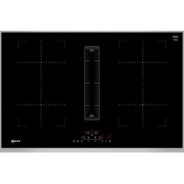 Neff T48TD7BN2 N 70, Induction hob with integrated ventilation system, 80 cm