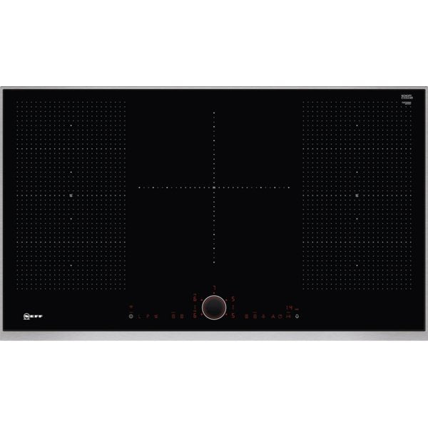 Neff T59TS5RN0 N 90, Induction hob, 90 cm, Black, surface mount with frame