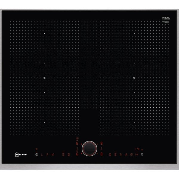 Neff T66TS6RN0 N 90, Induction hob, 60 cm, Black, surface mount with frame