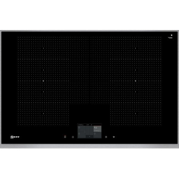 Neff T68TF6RN0 N 90, Induction hob, 80 cm, Black, surface mount with frame