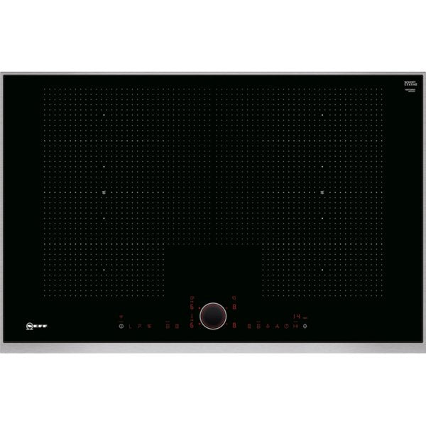 Neff T68TS6RN0 N 90, Induction hob, 80 cm, Black, surface mount with frame
