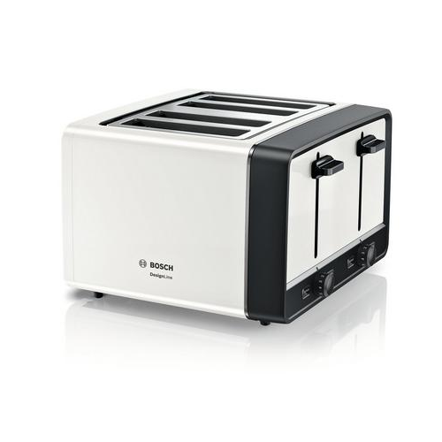 Bosch TAT5P441GB 4 Slice Toaster Crumb Tray In White Main Image