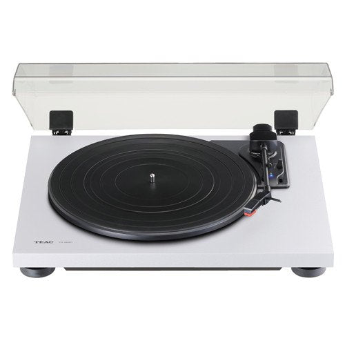 TEAC TN180BT Bluetooth 3-speed Analog Turntable with Phono EQ In White