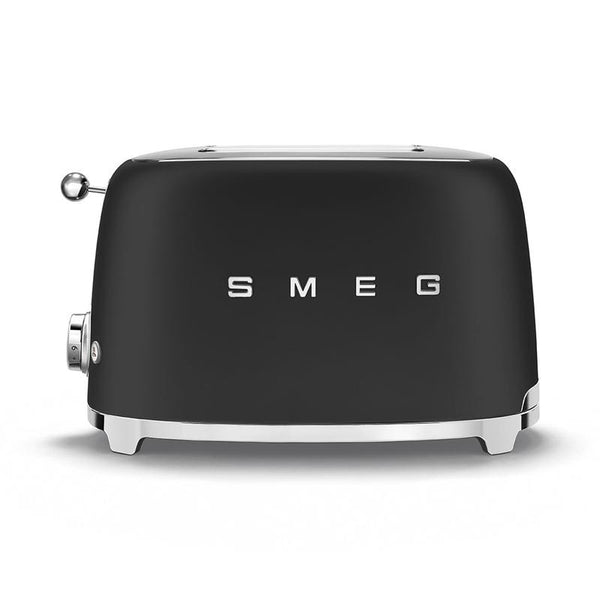 SMEG TSF01BLMUK 50s Retro Style 2 Slice Toaster Matte Black