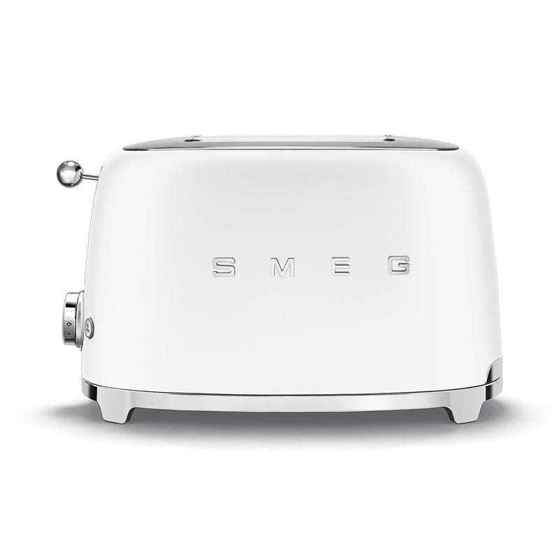 SMEG TSF01WHMUK 50s Retro Style 2 Slice Toaster Matte White