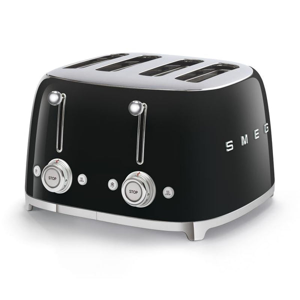 SMEG TSF03BLUK Four Slice Toaster in Black