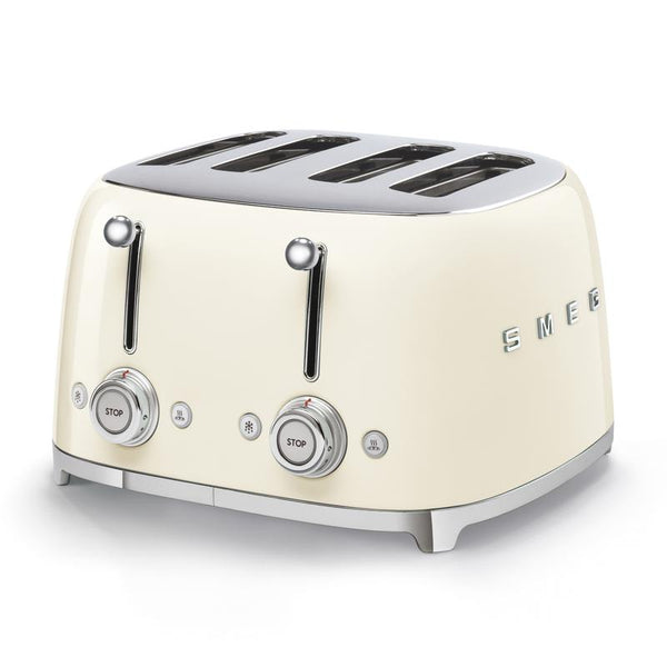 SMEG TSF03CRUK Four Slice Toaster in Cream