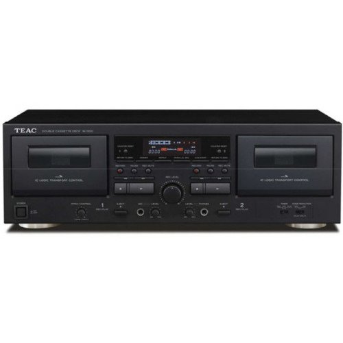 Teac W1200 Twin Cassette Deck with Microphone Mixing and USB Output