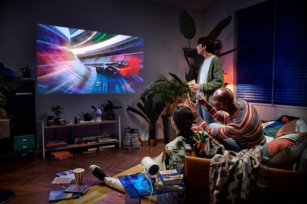 Samsung SPLSP3BLAXXU The Freestyle Full HD HDR Smart TV LED Projector