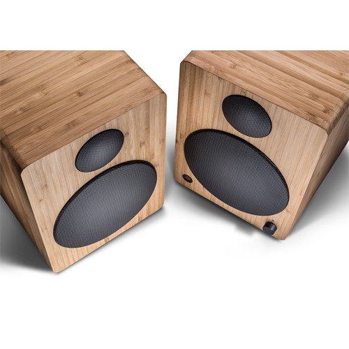 Wavemaster CUBE NEO 2.0 Bluetooth Speakers System In Bamboo