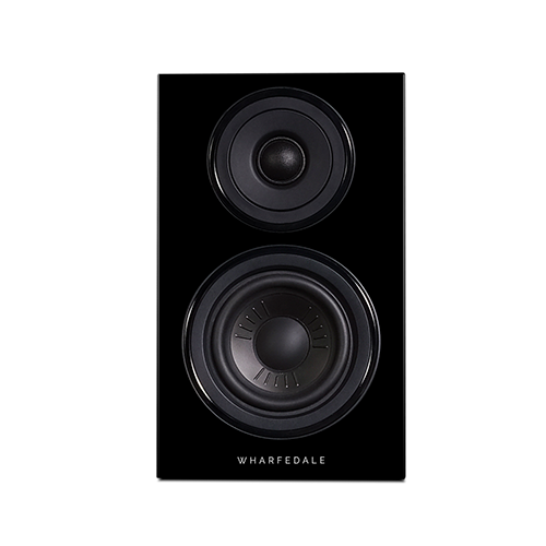 Wharfedale Diamond 12.2 Compact 2 way Standmount Bookshelf speaker (pair) Black Oak Front