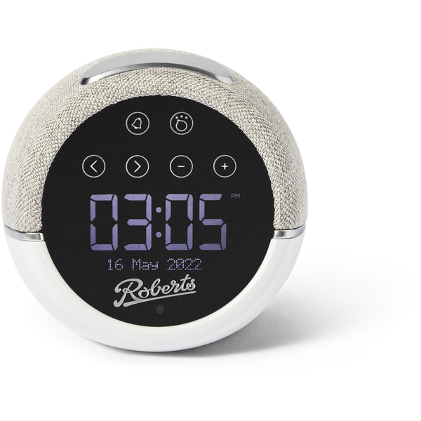 Roberts ZENPLUSW Wellbeing FM DAB+ Alarm Clock Radio - White