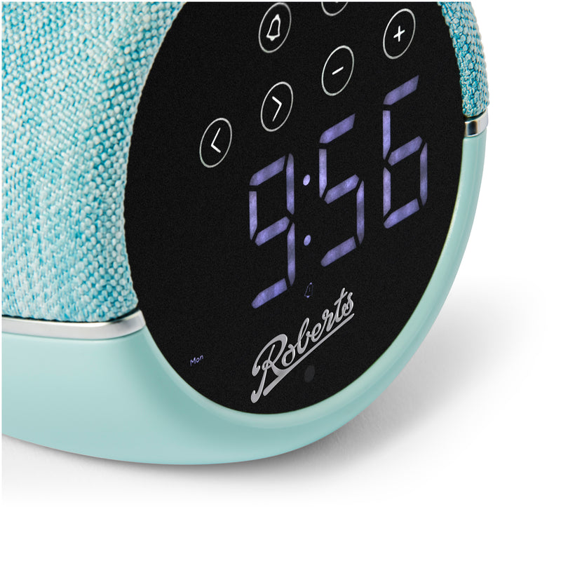 Roberts ZEN FM Alarm Clock Radio - Duck Egg Blue