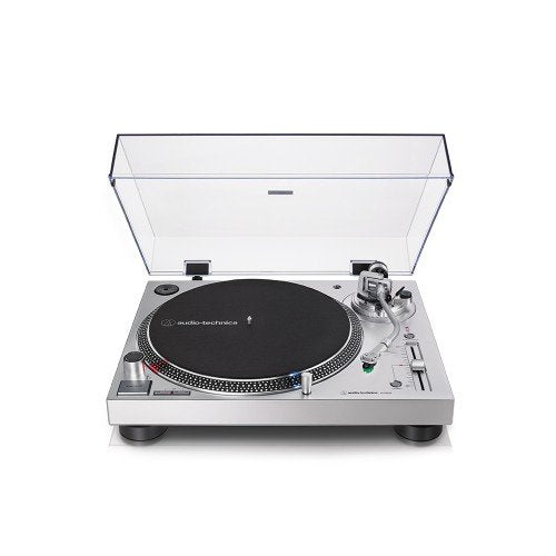 Audio Technica AT-LP120XUSBSV Manual Direct Drive Turntable (Analogue & USB) - Silver Silver