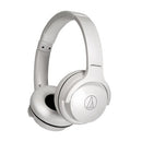 Audio Technica ATHS220BTWH Wireless Headphones White White