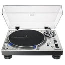 Audio Technica ATLP140XPSVEUK Direct Drive Professional DJ Turntable Silver Silver