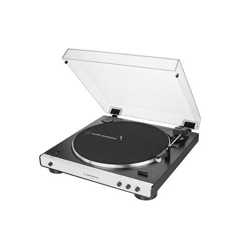 Audio Technica ATLP60XBT Fully Automatic Bluetooth Wireless Belt-Drive Stereo Turntable in White White