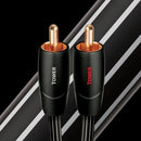 AudioQuest Tower 1M Male RCA to RCA Analog Audio Interconnect Cable