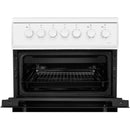 Beko EDVC503W 50cm Electric Double Oven with Ceramic Hob - White White