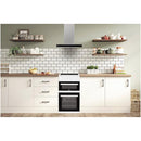 Beko EDVC503W 50cm Electric Double Oven with Ceramic Hob - White White