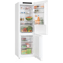 Bosch KGN362WDFG Series 4 Freestanding 60cm Frost Free Fridge Freezer White