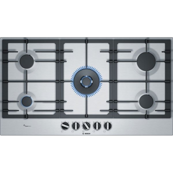 Bosch PCR9A5B90 Serie 6 Gas hob 90 cm Stainless steel