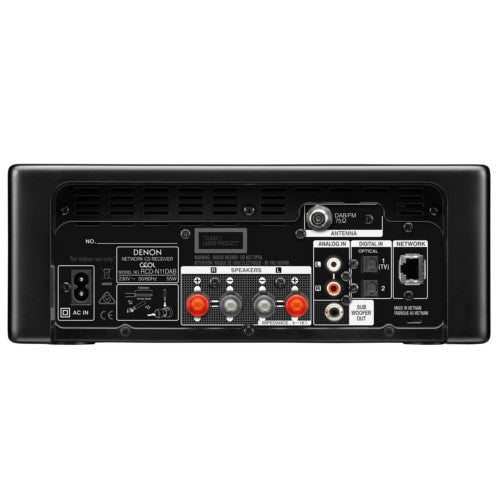 Denon CEOL RCDN11DAB DAB+ HiFi Network System Black Ex-Display Clearance Black