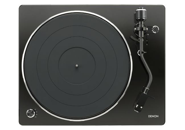 Denon DP450USB Hi-Fi Turntable with original S-Shape tonearm and USB Black Black