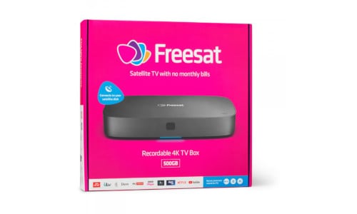 Freesat UHD-4X-500 Recordable 4K TV Box - 500GB Black