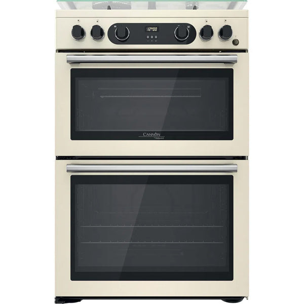 Hotpoint CD67G0C2CJ UK Gas Freestanding 60cm Double Cooker Jasmine Cream